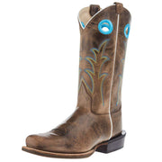 Youth Cactus Light Brown Cutter Toe with Rubber Outsole Boot