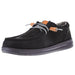 Mens Wally Black Grip Craft Leather Casual Shoe