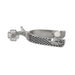 Black Rasp Ladies 3/4 Inch Spurs