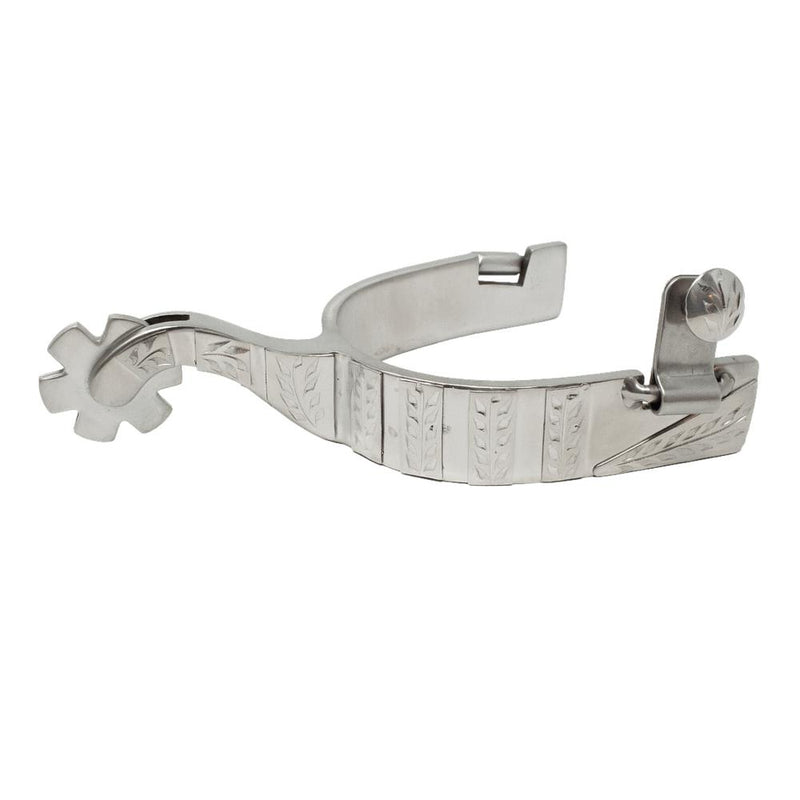 Collection Stainless Steel All Around 1 Inch Men's Spurs