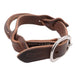 Chocolate Leather Night Latch