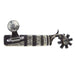 Brandon Anthony Bit & Spur Co. 7/8 Inch Silver Bar Men's Spurs with Chap Guard