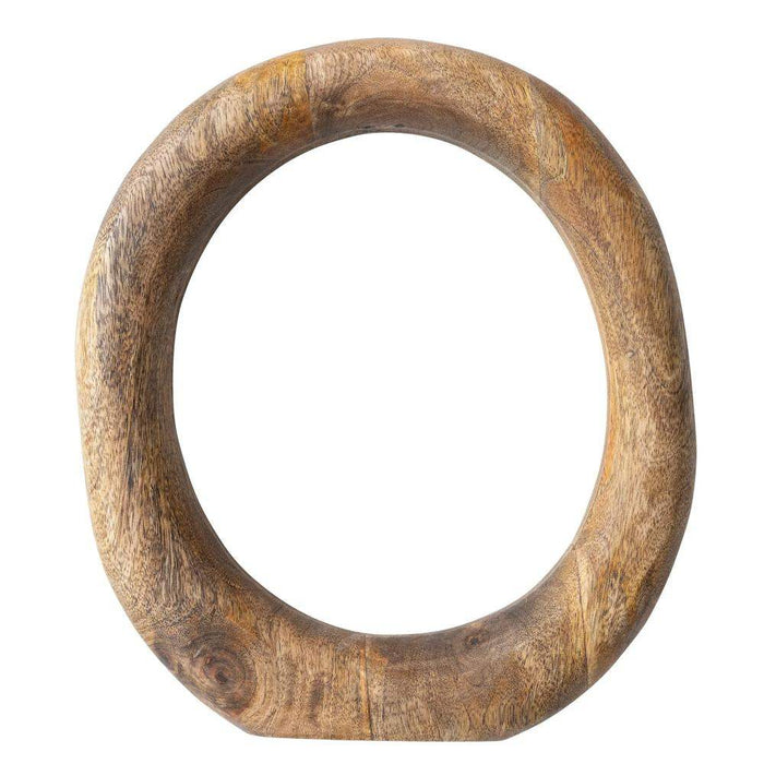 Wood Standing Circle Decor