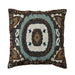 Creative Co-Op Cotton Slub Embroidered Pillow