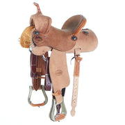 Nrs Competitors Natural Roughout Beartrap Barrel Saddle