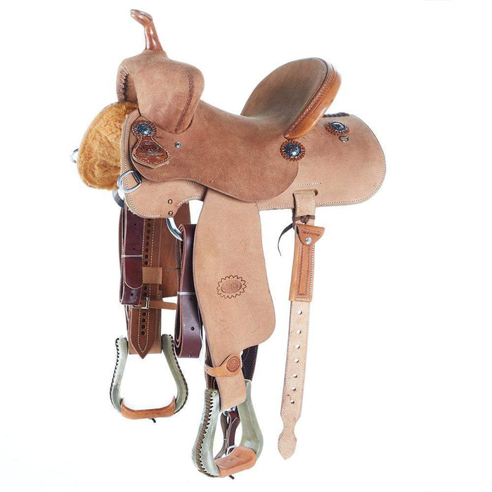 Nrs Competitors Natural Roughout Beartrap Barrel Saddle