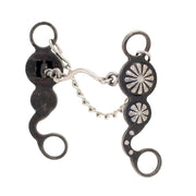 Nellie Miller Double Concho Low Ported Chain Shank Bit