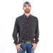 Men's Charcoal Snap Shirt