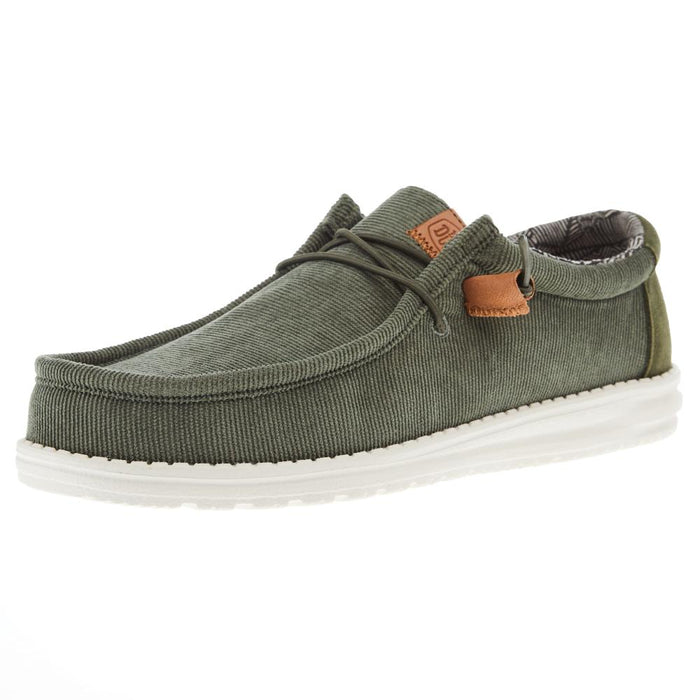 Men's Olive Wally Corduroy Casual