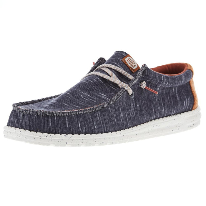 Hey Dude Mens Charcoal Wally Jersey Casual