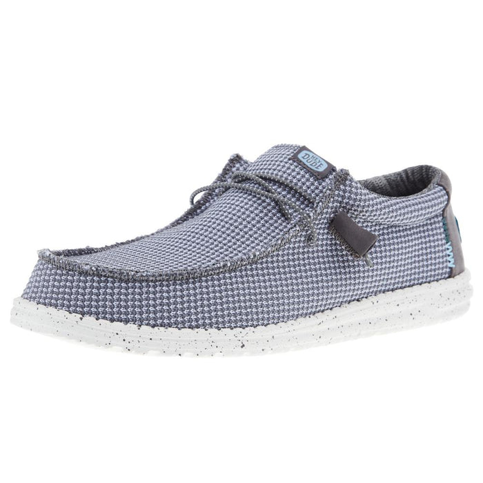 Mens Grey Wally Sport Mesh Casual