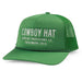 Sendero Provisions Co Green The Cowboy Hat Cap