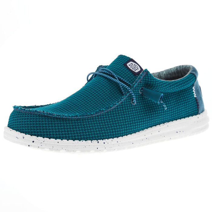 Hey Dude Mens Teal Wally Sport Casual