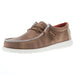 Mens Tan Wally Fabricated Leather Casual