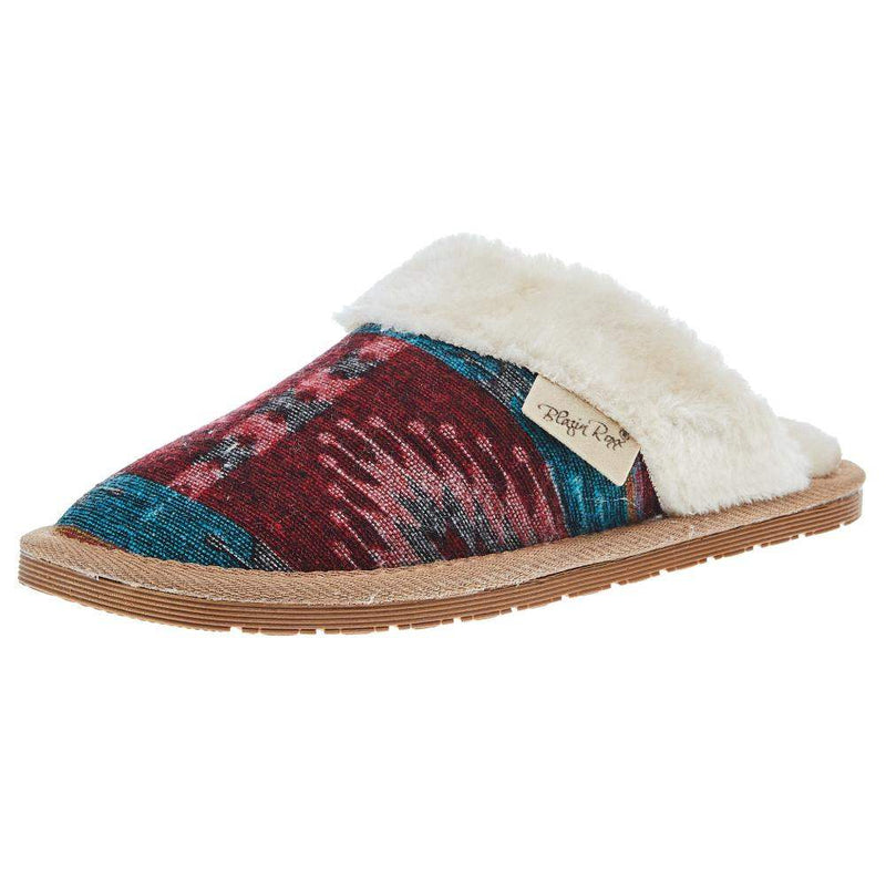 Blazin` Roxx Women's Blazin Sophia Fur Lined SlipOn Houseshoes