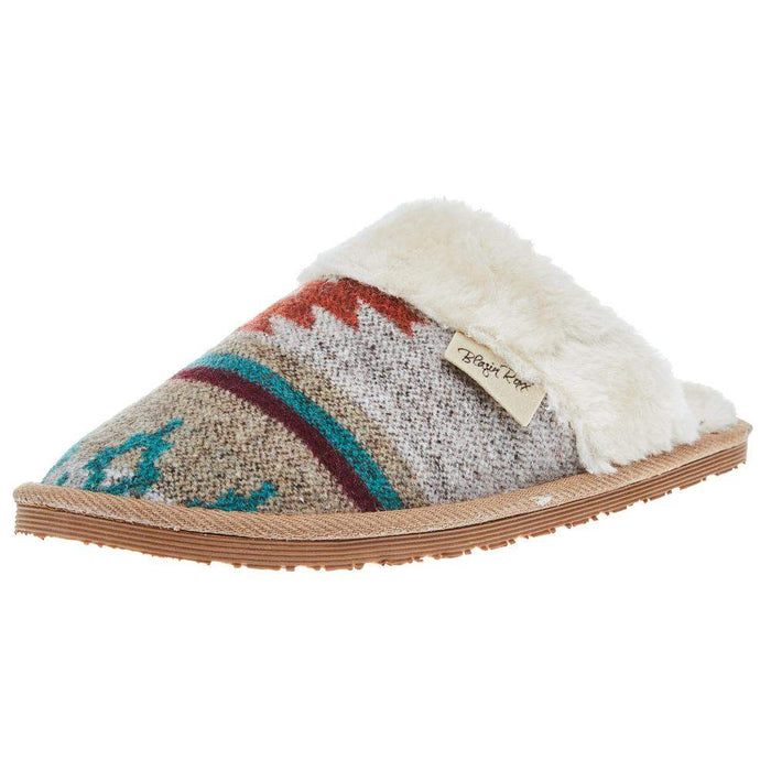 Blazin` Roxx Women's Blazin Jenna Fur Lined SlipOn Houseshoes