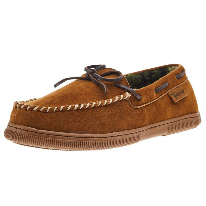 Twister Men's Brown Fred Moc Style Houseshoes