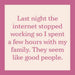 Internet Stopped Coaster
