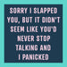 Slapped Coaster