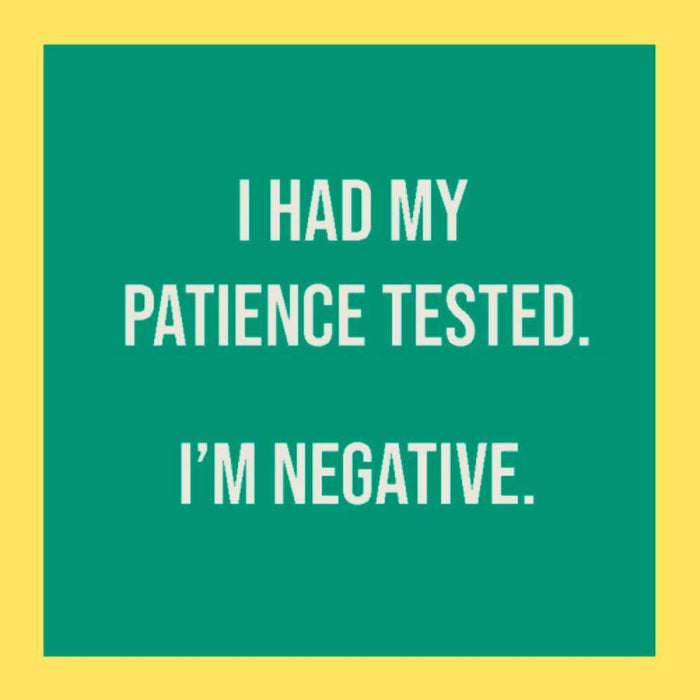 Negative Patience Coaster