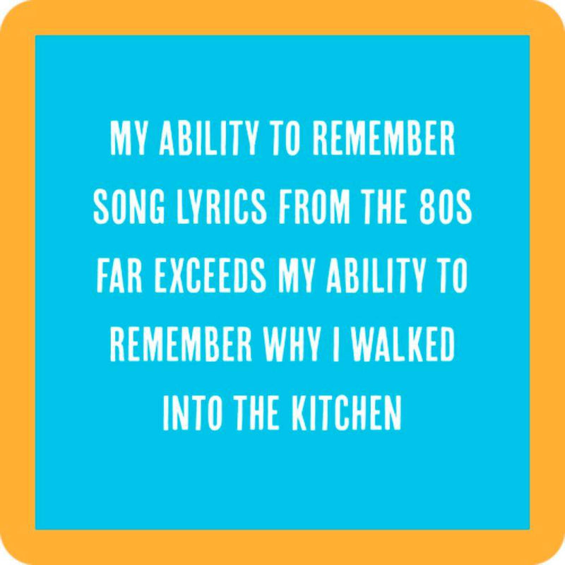 Lyrics Coaster