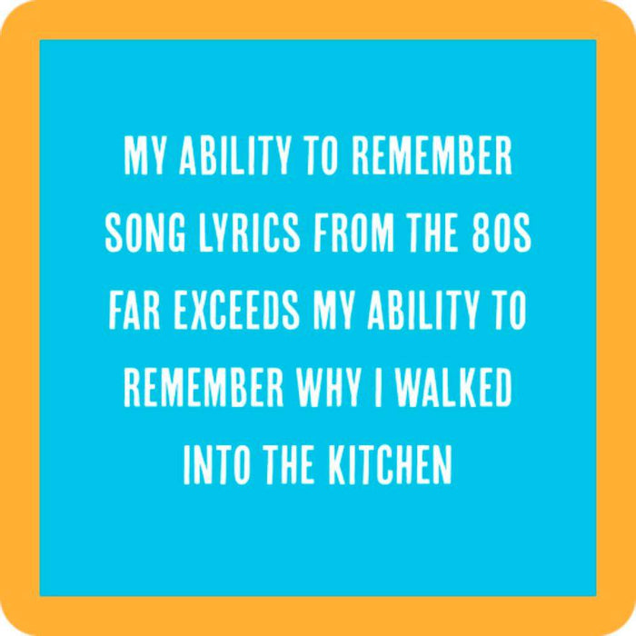 Lyrics Coaster