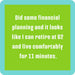 Financial Plan Coaster