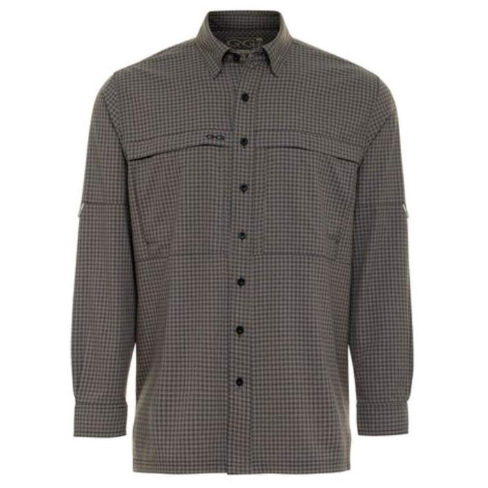 Game Guard Men's Gunmetal Tek Check Shirt