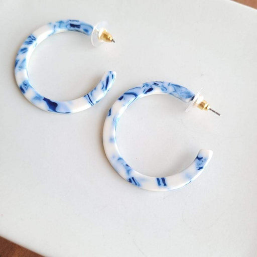 Spiffy & Splendid Camy Greek Goddess Blue Hoops