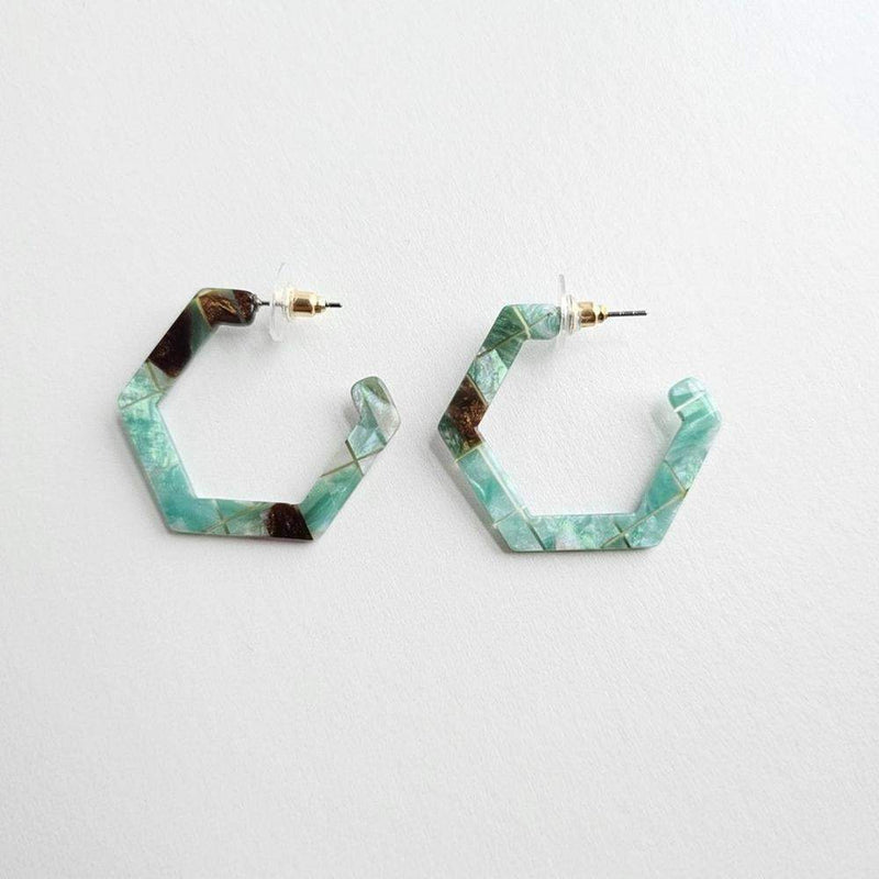 Spiffy & Splendid Hexi Paina Green Hoops