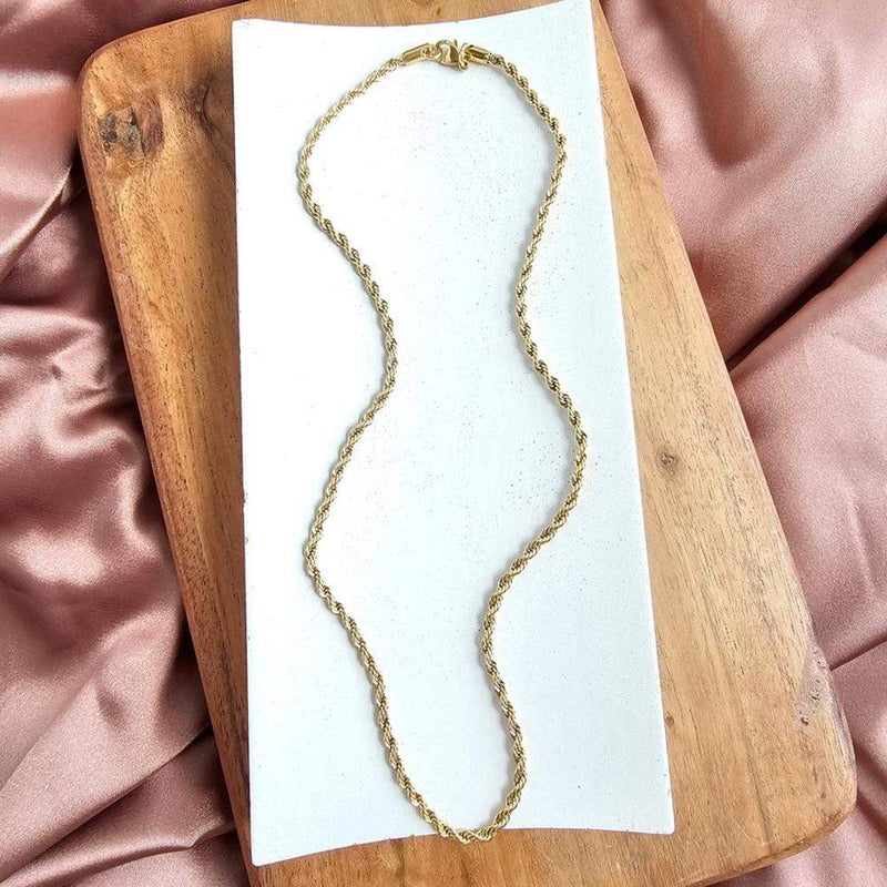 Spiffy & Splendid Luxe Gold Rope 20in. Chain