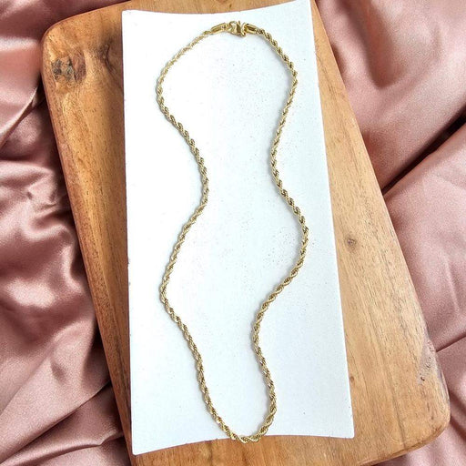 Spiffy & Splendid Luxe Gold Rope 20in. Chain