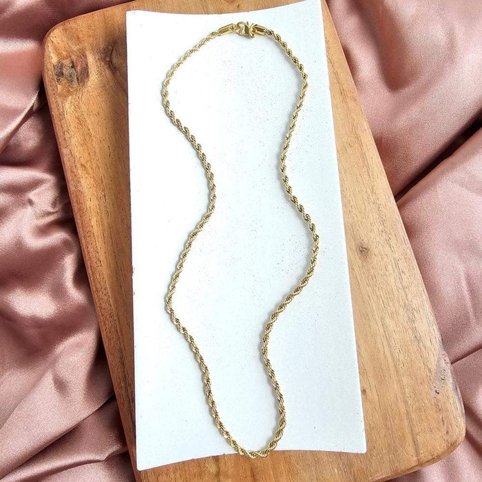 Spiffy & Splendid Luxe Gold Rope 20in. Chain