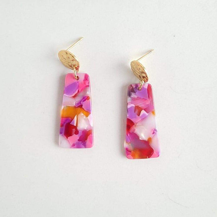 Spiffy & Splendid Mia Mini Paradise Pink Earrings