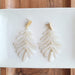 Spiffy & Splendid Palm Seashell Earrings