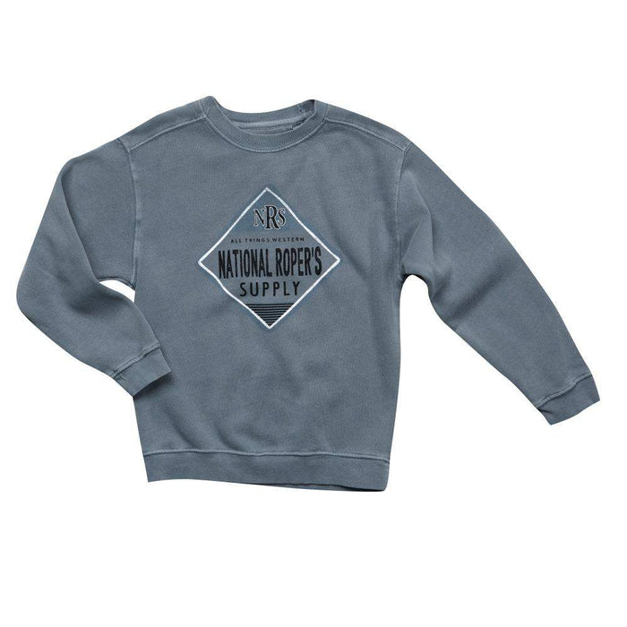 NRS National Ropers Supply Youth Steel Grey Sweatshirt
