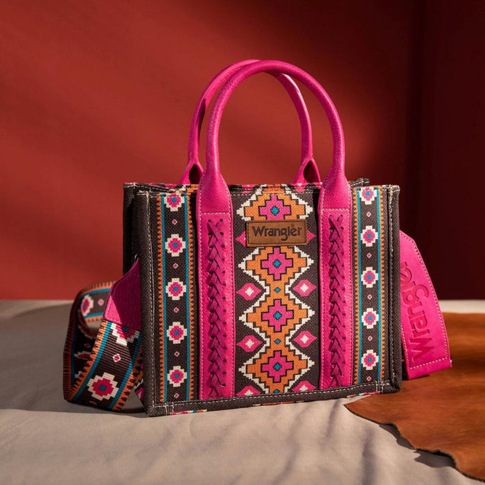 Wrangler Hot Pink Aztec Small Handbag