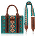 Wrangler Turquoise Aztec Small Handbag