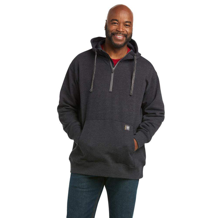 Ariat Men's Rebar Workman 1/4 Zip Hoodie