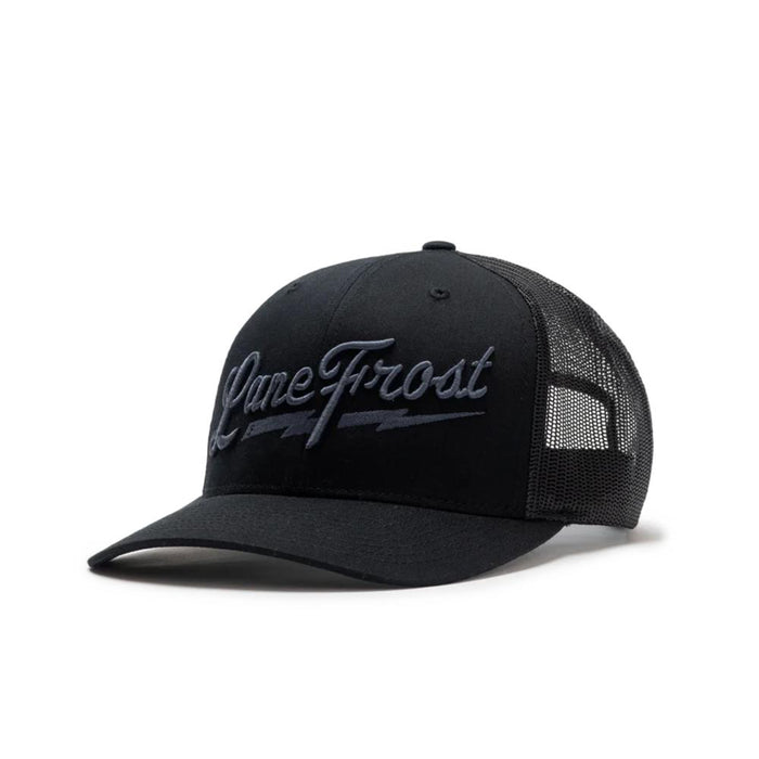 Brand Lightning Black Snapback Mesh Cap