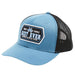 Light Blue and Black Patch Mesh Back Cap