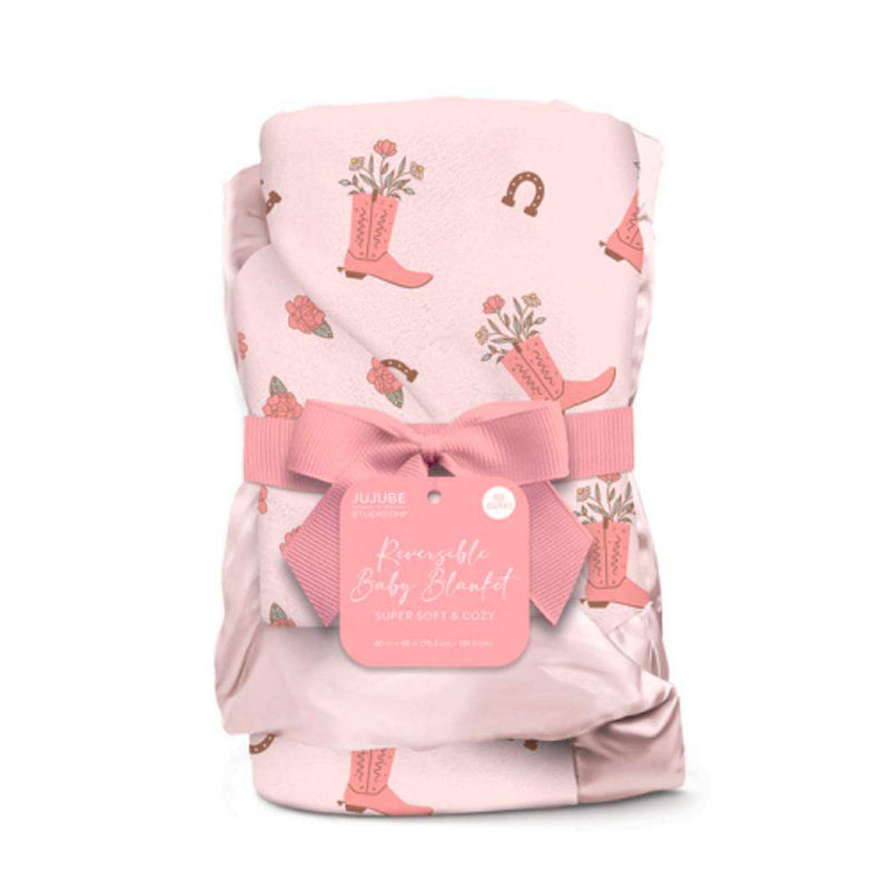 Jujube Bloomin Boot Reversible Baby Blanket Set