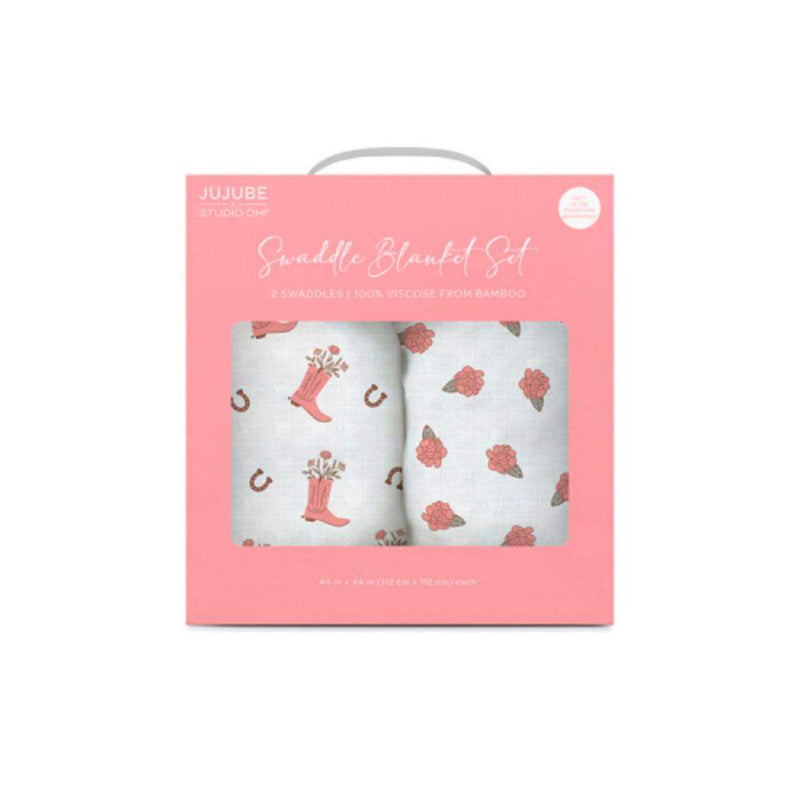 Jujube Bloomin' Boot Swaddle Blanket Set