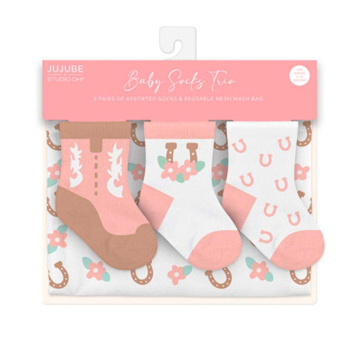 Jujube Bloomin' Boot Baby Socks Trio