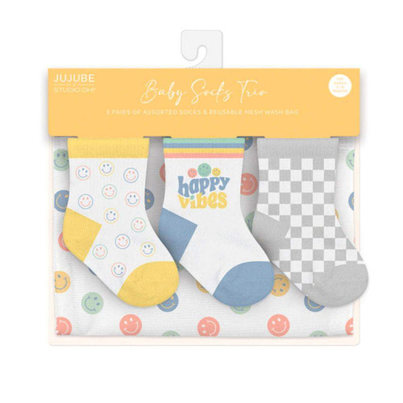 Jujube Happy Baby Vibes Baby Socks Trio