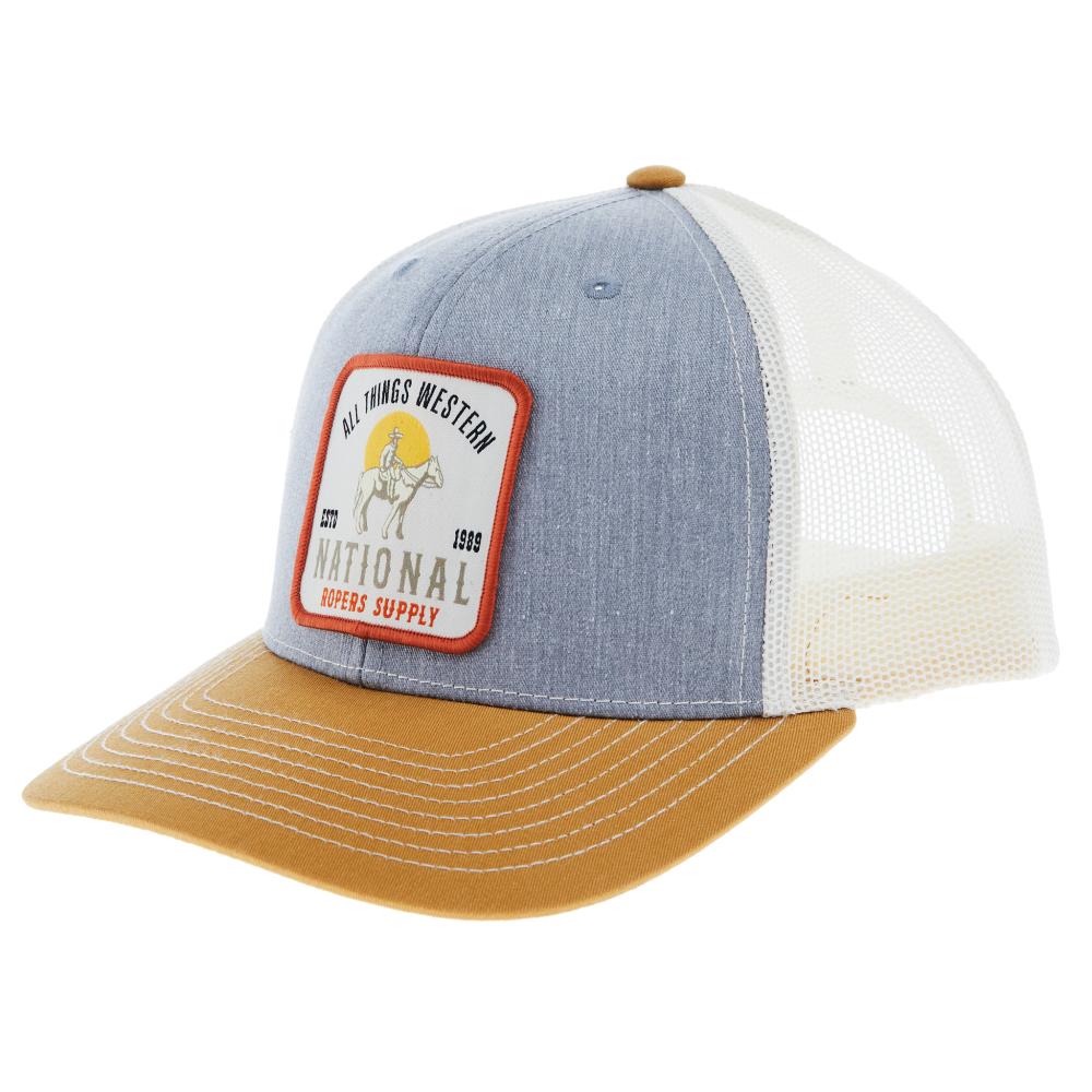NRS Ranch Supply Grey and Gold Cap