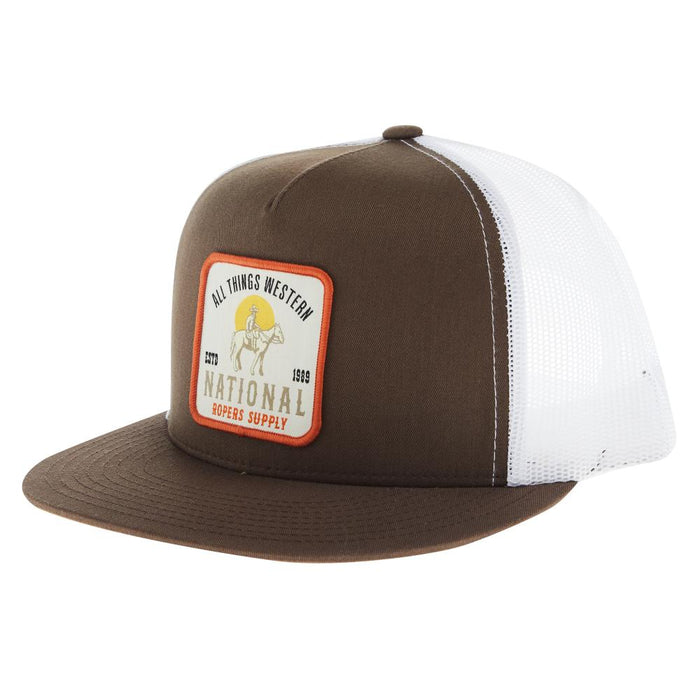 All Things Western Brown and White Cap