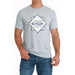 Mens Short Sleeve Light Blue Tee