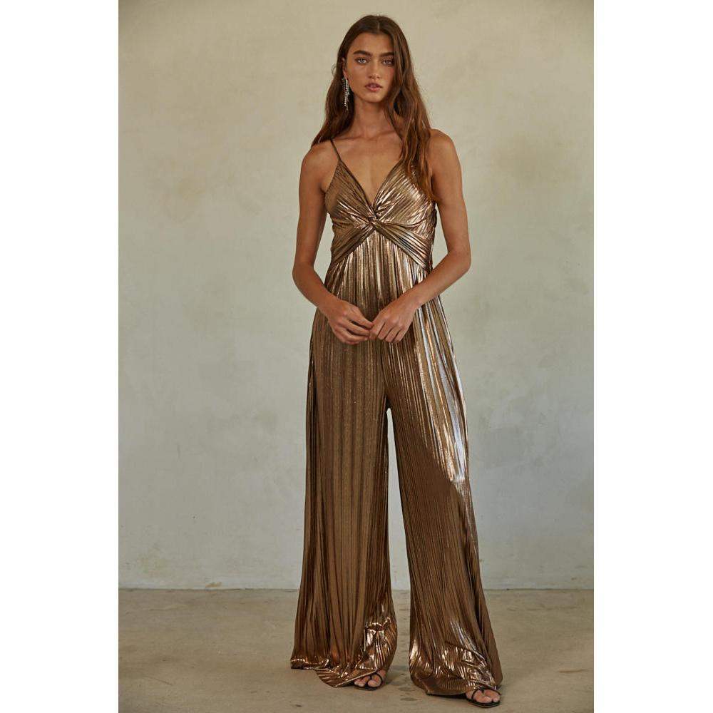 By Together Apparel Women's Bronze Jumpsuit