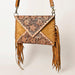 Hand Tooled Envelope Crossbody